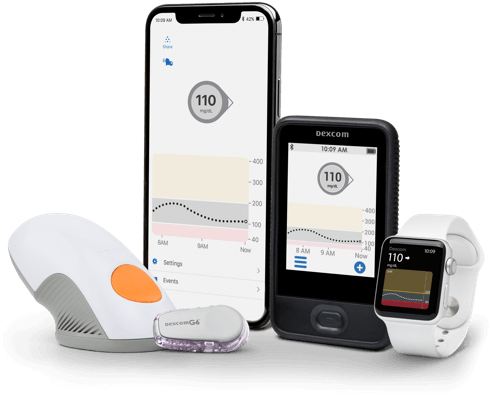 Dexcom G6 CGM devices